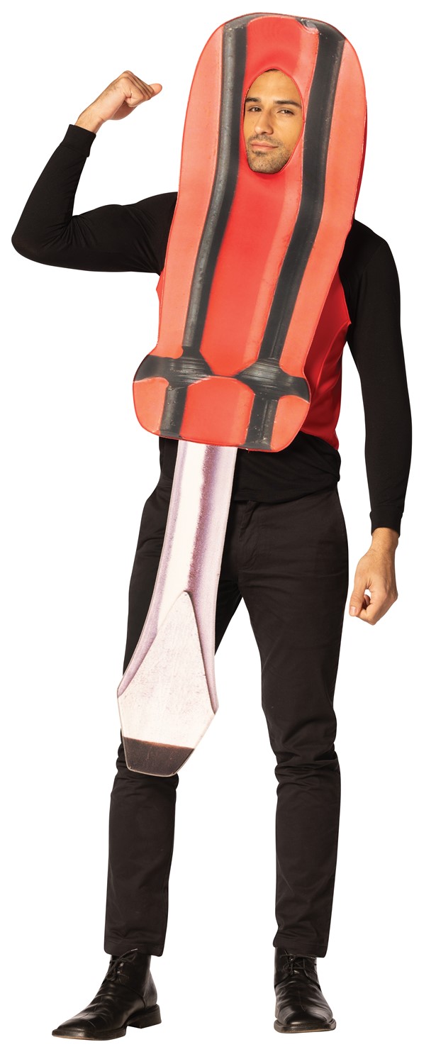 Rasta Imposta Get Real Screwdriver Halloween Costume, Adult One Size R1328-OS