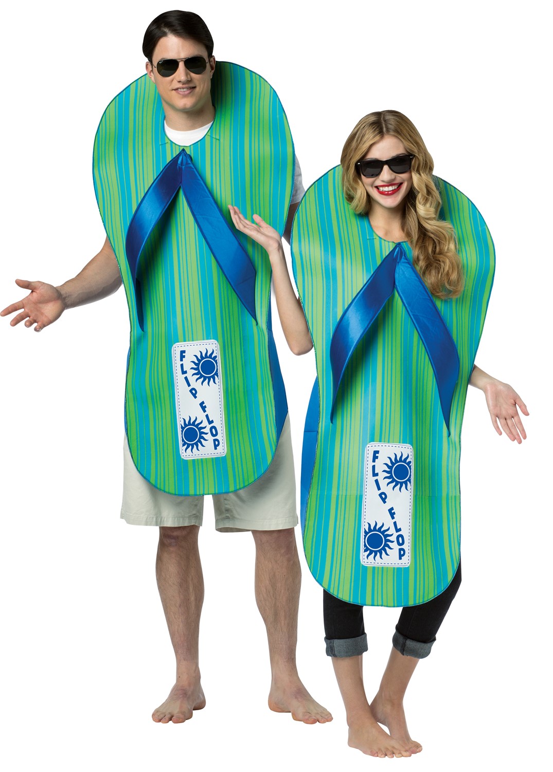Rasta Imposta Pair of Flip Flops Couples Costume, Adult One Size 20062