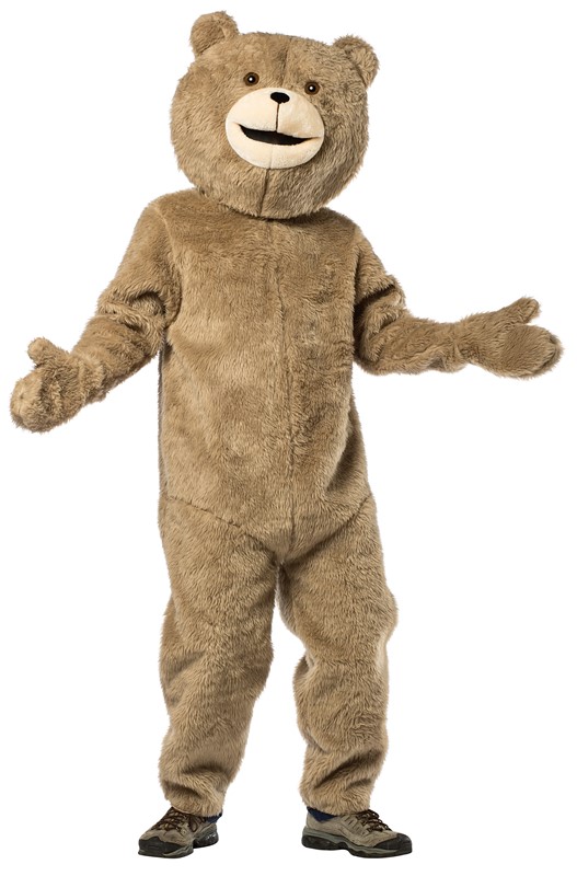 Rasta Imposta Teddy Bear Costume, Adult One Size 6510