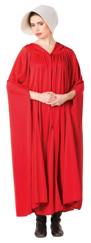 Rasta Imposta Handmaid's Red Fertility Cloak with Bonnet Costume, Adult One Size 7270