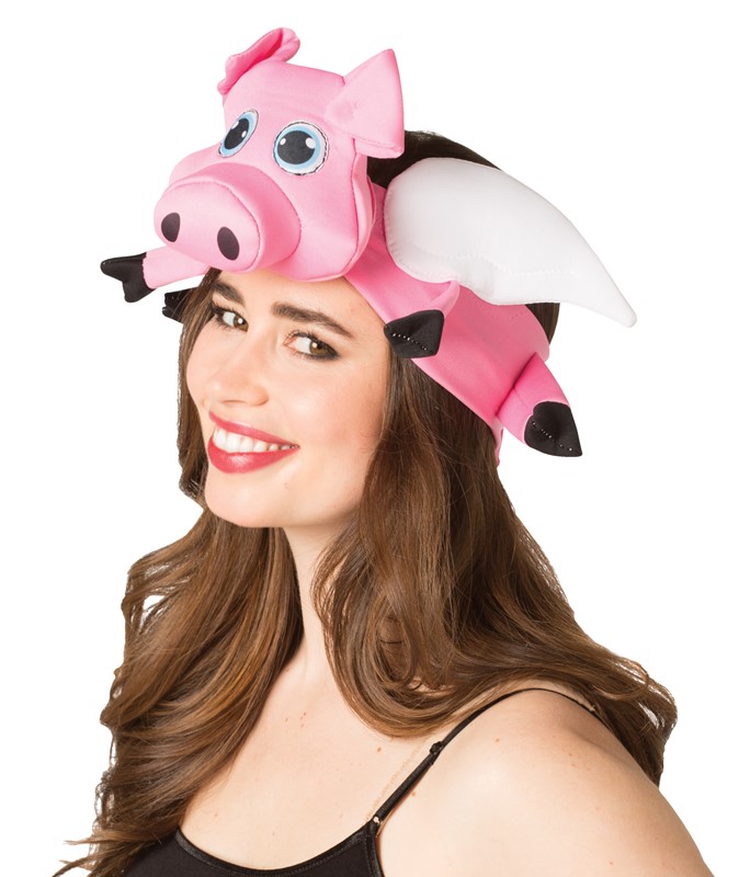 Rasta Imposta Pig Happy Heads Headband, Adult One Size 18004