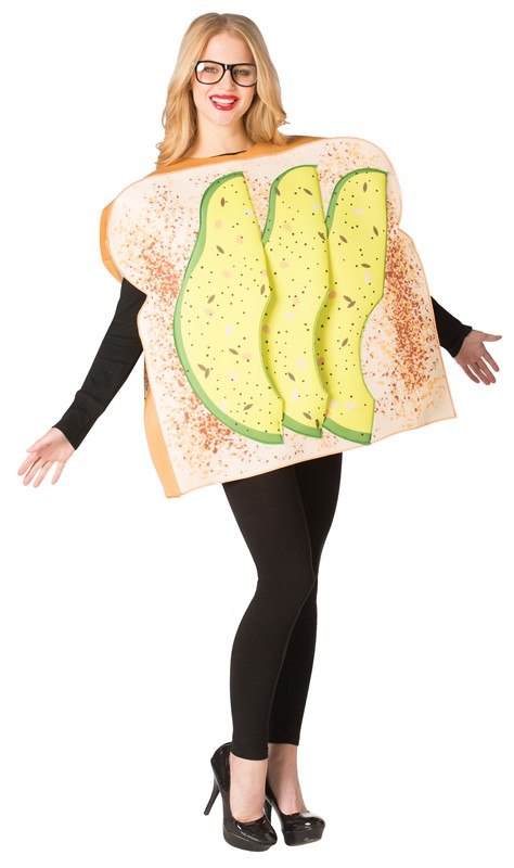 Rasta Imposta Avocado Toast Costume, Adult One Size GC6948