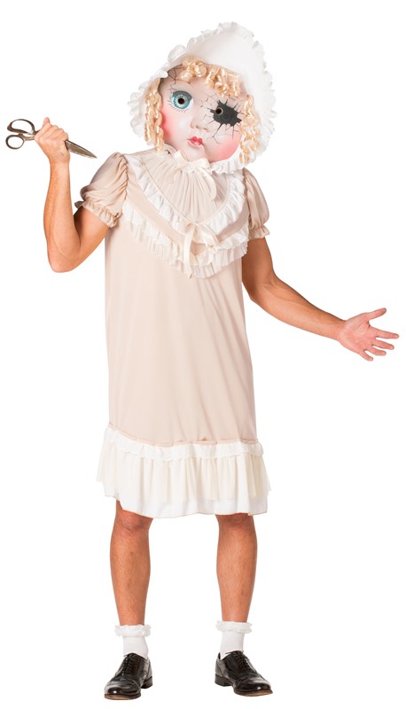 Rasta Imposta Molly the Demonic Dolly Costume, Adult One Size GC7288