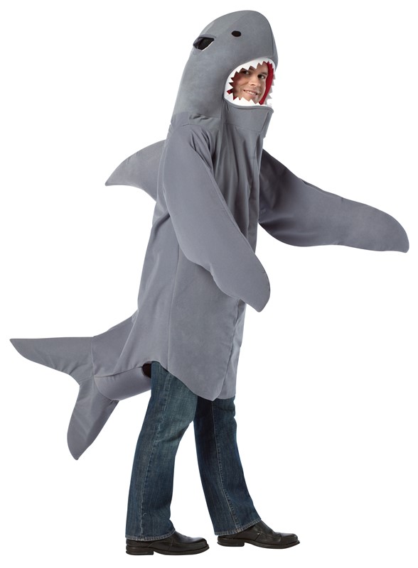 Great White Shark Mask Latex Animal Fancy Dress Halloween Stag Night Fish Ocean 