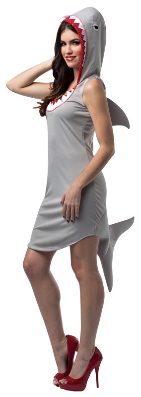 Rasta Imposta Shark Dress Costume, Adult Women's Size 4-8 7608