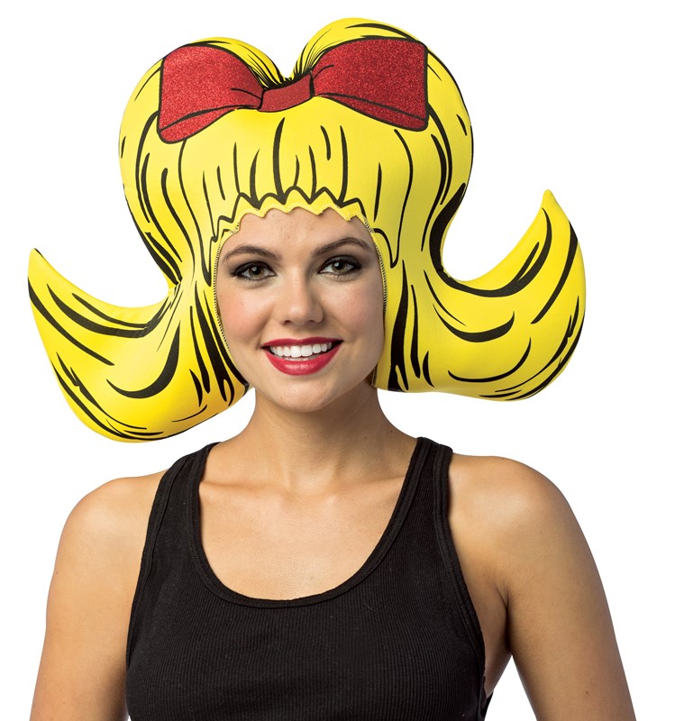 Rasta Imposta Yellow Bouffant Cartoon Wig 1349