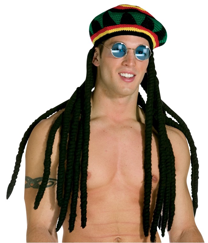 Rasta Imposta Econo-Tam Dreadlocks Hat, Adult One Size GC1220