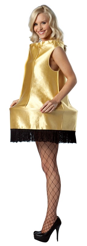 Rasta Imposta Christmas Lamp Foam Dress Costume, Women's Size 4-10 GC2901
