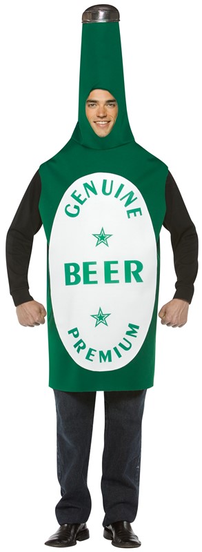 Rasta Imposta Beer Bottle Costume, Adult One Size GC302