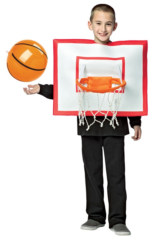 Rasta Imposta Basketball Hoop & Ball Costume, Child Size 7-10 GC3602710