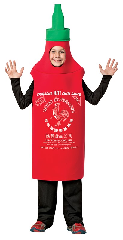 Rasta Imposta Sriracha Costume, Child Size 7-10 GC4625710
