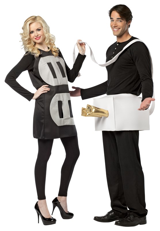 Rasta Imposta Lightweight Plug & Socket Couples Costume, Adult One Size GC7233