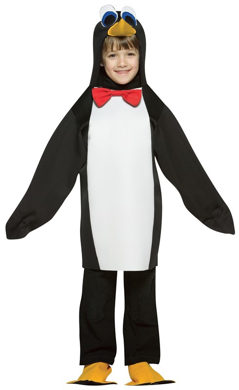 Rasta Imposta Penguin Costume, Child Size 4-6 GC947