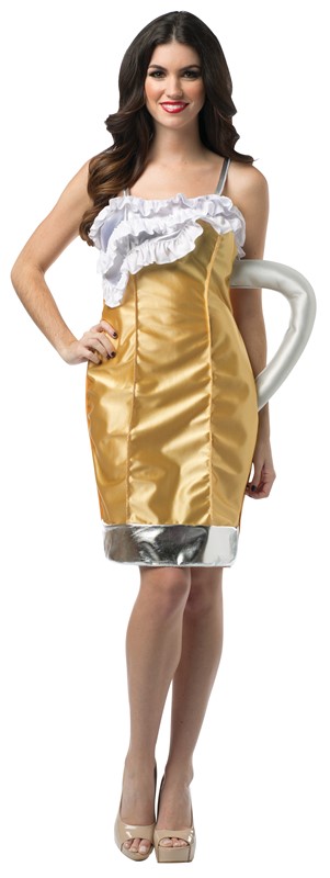 Rasta Imposta Beer Mug Dress Costume, Women's Size 4-10 6338