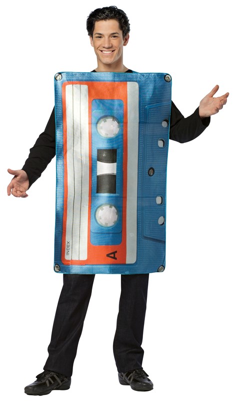 Rasta Imposta Get Real Cassette Tape Costume, Adult One Size GC6138