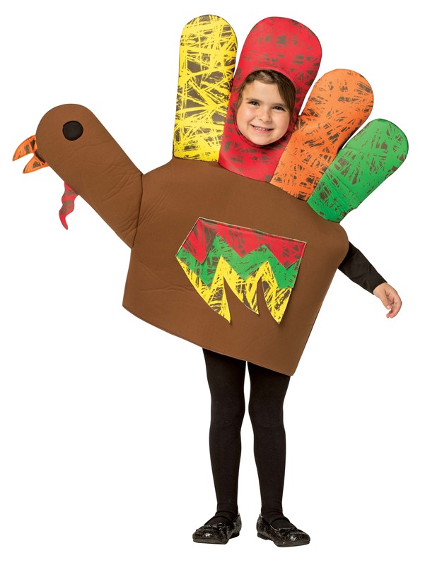 Rasta Imposta Hand Thanksgiving Turkey Costume, Child Size 4-6X GC713046