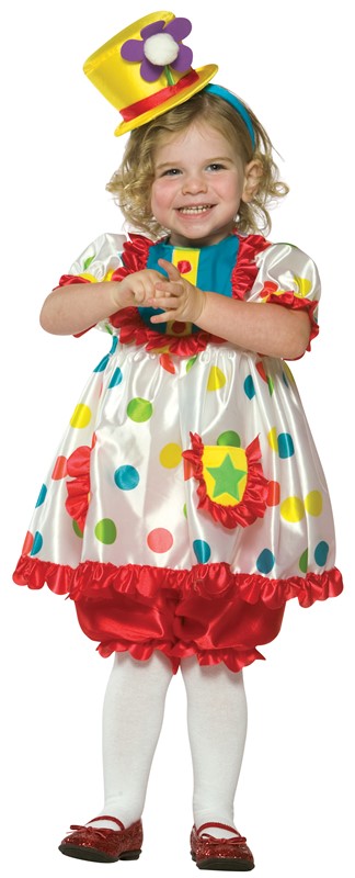 Rasta Imposta Clown Girl Costume, Child Size 3-4 GC9511
