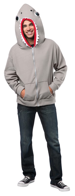 Rasta Imposta Hoodie Shark Zipped Sweatshirt, Adult Size Large GC16004LG