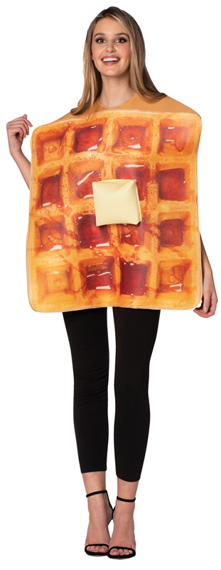 Rasta Imposta Get Real Waffle Halloween Costume, Adult One Size GC6313