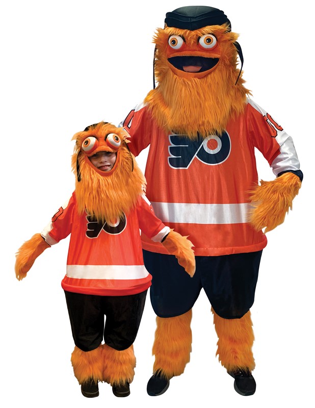Rasta Imposta NHL Gritty Philadelphia Flyer's Adult & Child 7-10 Costume Set 10272