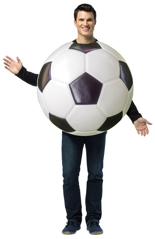 Soccer Ball Costume, Adult One Size