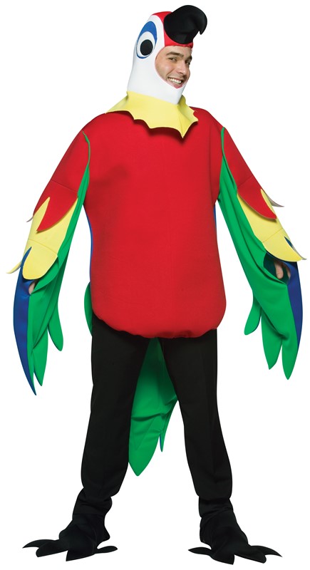 Rasta Imposta Lightweight Parrot Costume, Adult One Size GC327