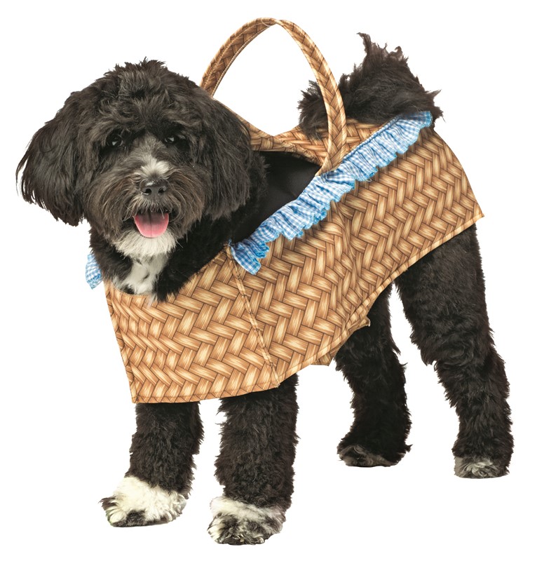 Rasta Imposta Doggie Basket Dog Pet Costume, Available in Sizes XS-Small to 2X-3X GC5026
