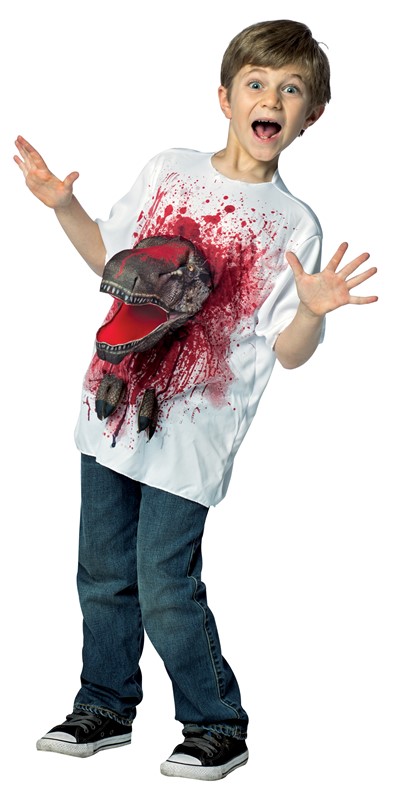 Rasta Imposta 3D Attacks! Exploding T-Rex Shirt, Kids 7/10 7894-710