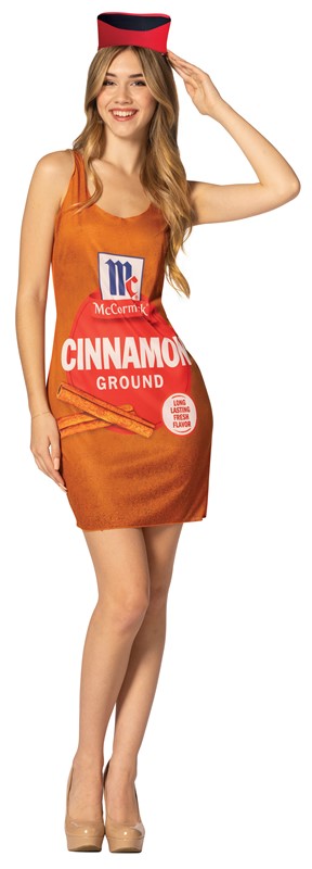 Rasta Imposta McCormick Cinnamon Spice Dress Halloween Costume, Women's Size 2-8 R1293-OS