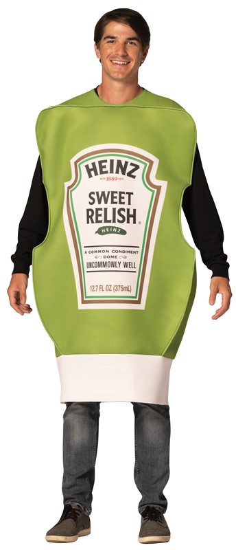 Rasta Imposta Heinz Relish Squeeze Bottle Halloween Costume, Adult One Size R1301-OS