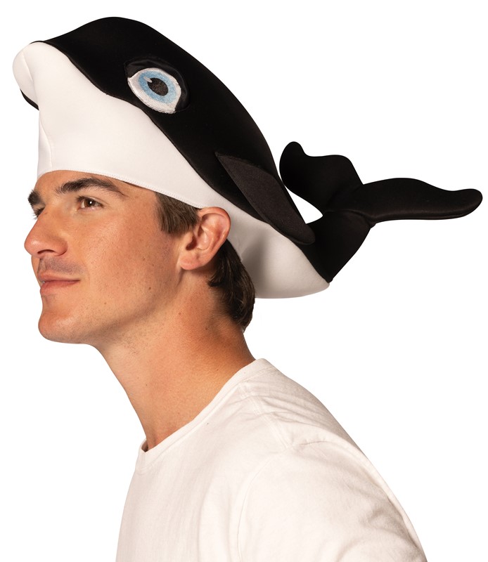 Rasta Imposta Whale Orca Hat Halloween Costume, Adult One Size R1332-OS