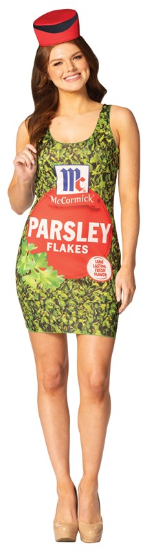 Rasta Imposta McCormick Parsley Flakes Spice Dress Costume, Women's Size 2-8 R1386-OS