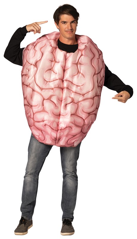 Rasta Imposta Brain Halloween Costume, Adult One Size R1356-OS