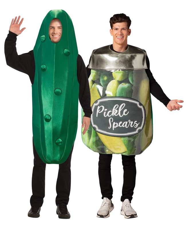 Rasta Imposta Ultimate Pickle & Pickle Jar Couple Halloween Costume, Adult One Size 10255
