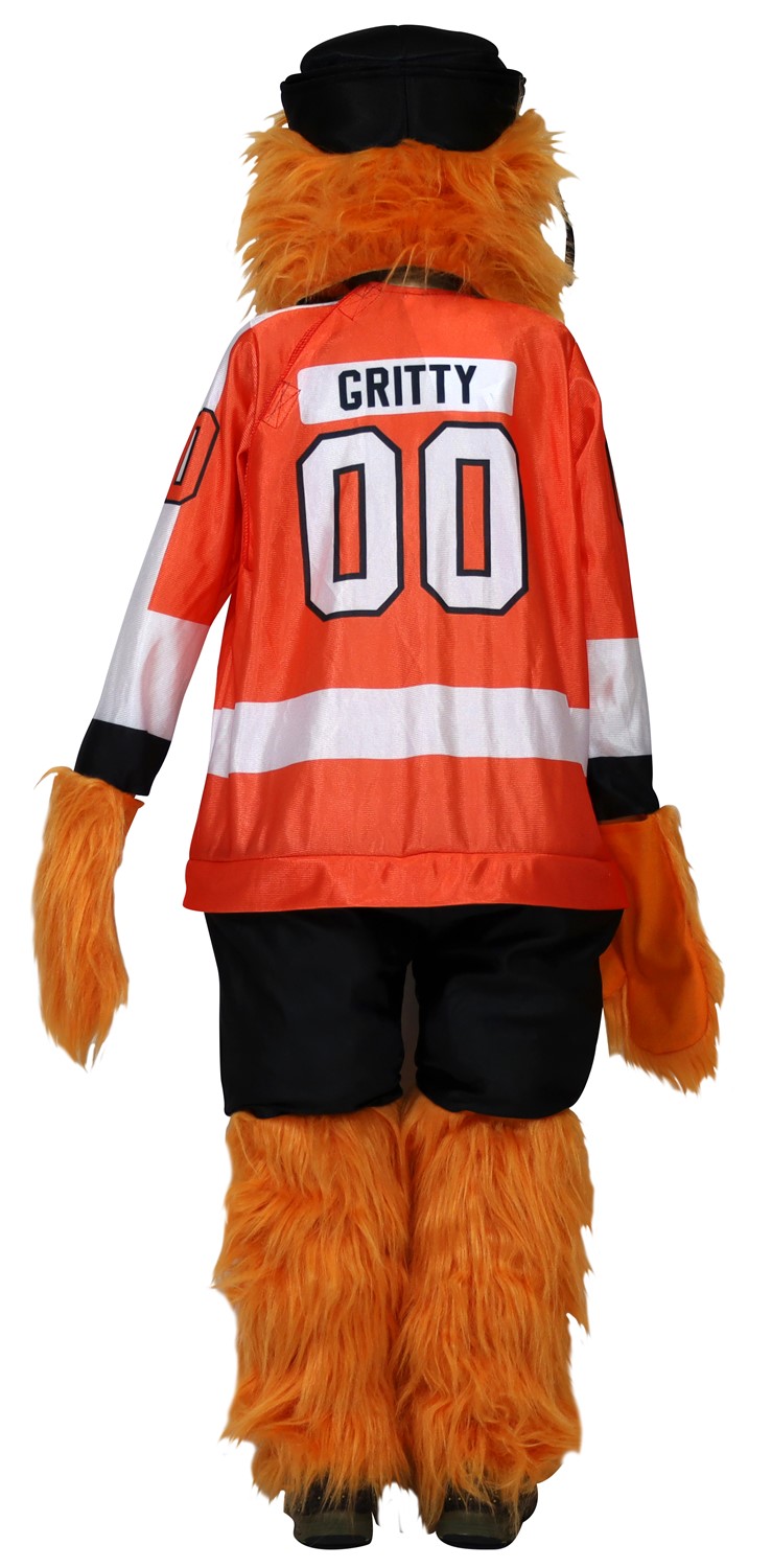 Rasta Imposta Gritty Mascot NHL Philadelphia Flyer's Adult & Child  Halloween Costume Set, Child Size 7-10