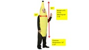 Rasta Imposta Banana Child Costume, Child Size 7-10 GC971 View 2