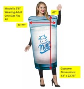 Rasta Imposta Glass of Milk Costume, Adult One Size 6800 View 2