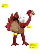 Rasta Imposta Turkey Costume, Adult One Size GC7133 View 2