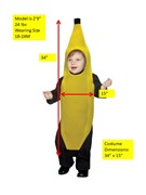 Rasta Imposta Ultimate Banana Halloween Costume, Baby Size 18-24 months 1210-1824 View 2