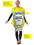 Rasta Imposta Heinz Mustard Squeeze Bottle Costume, Adult One Size 4860 View 2