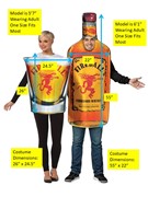 Rasta Imposta Fireball Bottle & Fireball Shot Glass Couples Costume, Adult One Size 10311 View 2