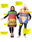 Rasta Imposta Tortilla Chips & Salsa Couple Halloween Costume, Adult One Size 10324 View 2