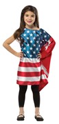 Rasta Imposta USA Flag Dress Halloween Costume, Child Size 4-6 GC194246 View 2