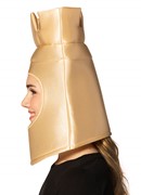 Rasta Imposta Ultimate Deluxe Beige Rook Chess Headpiece Mask, Adult One Size R1308-OS View 3