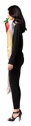 Rasta Imposta Champagne Flute Glass Halloween Costume, Adult One Size GCR1262 View 3