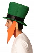 Rasta Imposta Leprechaun Hat with Orange Beard St. Patrick's Day, Adult One Size R1296-OS View 3