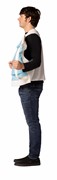 Rasta Imposta Disposable Face Mask Halloween Costume, Adult One Size R1509-OS View 3