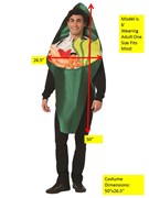 Rasta Imposta Sushi Hand Roll Costume, Adult One Size 1852 View 4