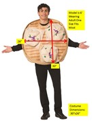 Rasta Imposta Steamed Buns Costume, Adult One Size 1859 View 4
