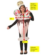Rasta Imposta Milkshake Costume, Child Size 7-10 1866-710 View 4
